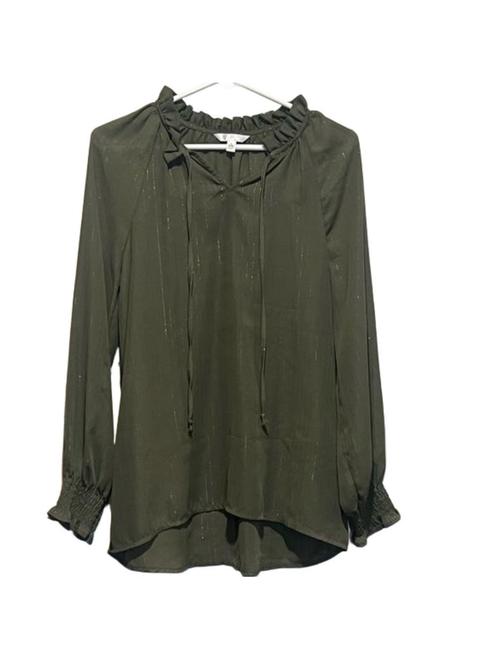 TIME AND TRU green blouse size small